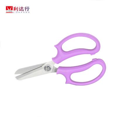 China Tools Kit Tree Pruning Small Garden Embroidery Japan Bonai Plants Cutting Rubber Handle Scissors for sale