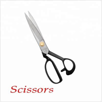 China Professional Embroidery Good Quality Durable Blade Leather Cutting Sewing Accessories Working Scissors for sale