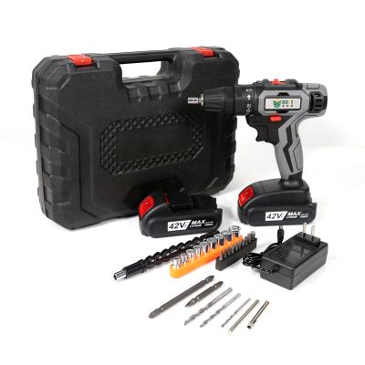 China Household 21V Impact Cordless Drill Screwdriver Set Electric Power Drill Brushless Tools 220V/110V for sale