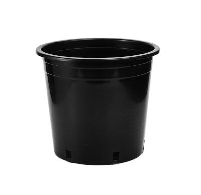 China Modern 1, 2, 2.5, 3, 5, 7, 10 Gallon Nursery Flower Pot Planter Plastic Wholesale Black Pot for sale