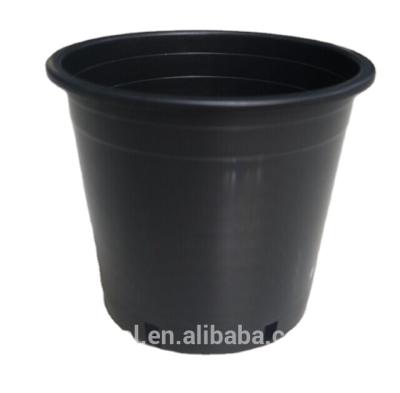 China 1/2/3/4/5/7/10/15/20/25 Gallon Modern Pot Supply Black PP Plastic Garden and Nursery Pots for sale