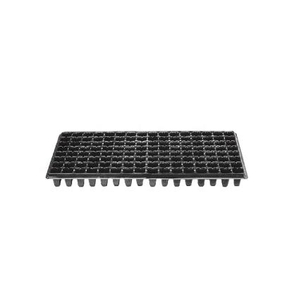 China exterior & Indoor Nursery Pots Mini Greenhouse Seed Starter Black Plastic Seed Germination Tray For Vegetable Nursery for sale