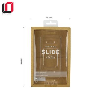 China Recyclable Kraft Paper Custom Unique Custom Logo Printed Cell Phone Packaging Box For iphone 5/6/7 Cases for sale