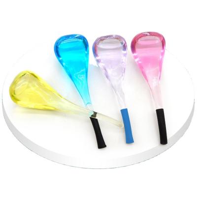 China Gel Inside Facial Squeeze Spoon Ice Globes Skin Care Tools Cryo Glass Sticks for sale