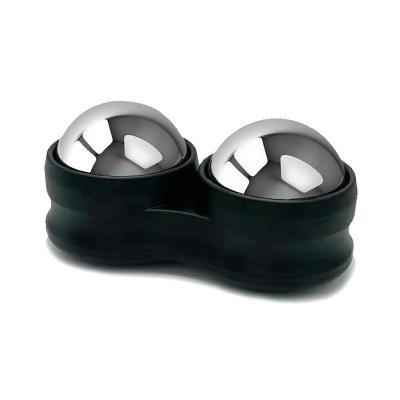 China Gel Inside Cold Fitness Ball Compression Double Steel Massage Balls for sale