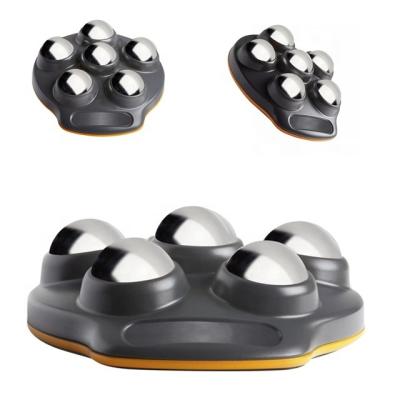 China Stainless+Best Selling PP Six Bead Massager Rolling Ball Fitness Foot Massager Stainless Steel Roller for sale