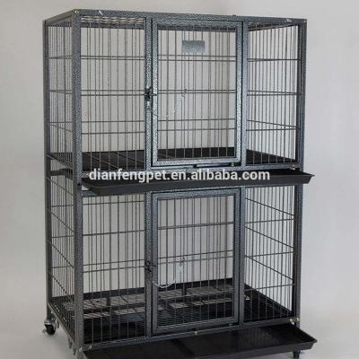 China Durable Two Tier Crate Dog Cage Durable for sale