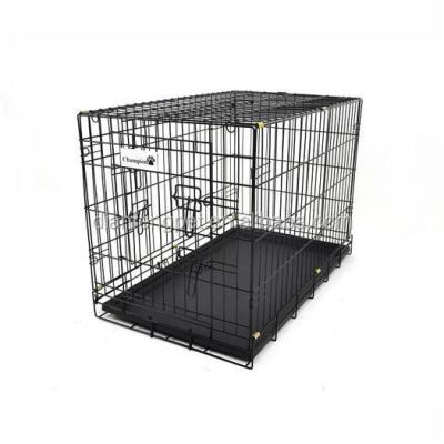 China Durable China Large Double Doors Wire Folding Cheap Pet Crate Dog Crate for sale