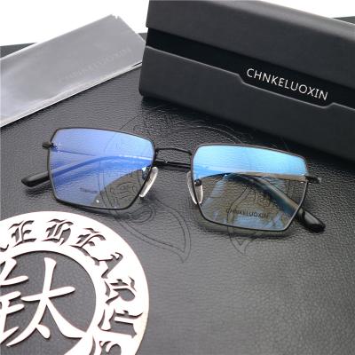 China Latest Fashion Retro Vintage Optical Glasses Frames Titanium Glass Frames Eyewear Frame for sale