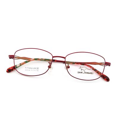 China Trendy Titanium Frames Fashion Business Rimless Glasses Ladies Optical Eyeglasses Monocle Eyeglasses Eyeglasses for sale