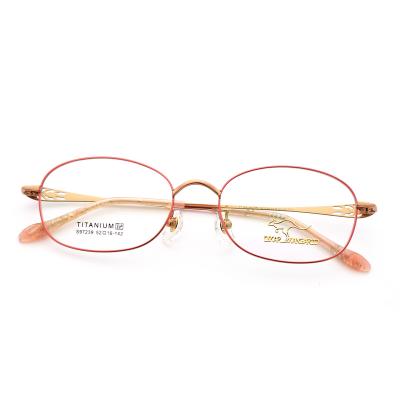 China Trendy Fashion Business Fashion Glasses Rimless Glass Ms. Glasses Titanium Frames Eyeglass Optical Frames Eye Glasses for sale