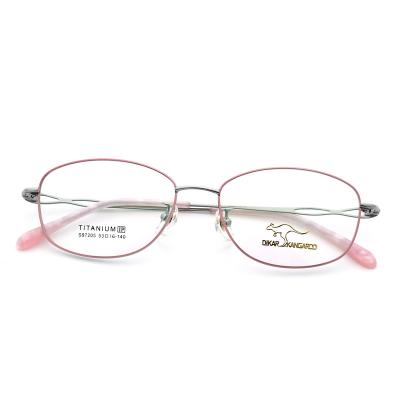 China Trendy Fashion Business Fashion Glasses Rimless Glass Ms. Glasses Titanium Frames Eyeglass Optical Frames Eye Glasses for sale