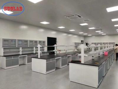 Κίνα Floor Mounted Steel Structure Chemistry Lab Furniture With Wall Storage Cabinet προς πώληση