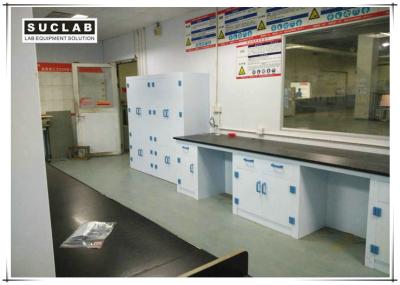 China PP Material Chemical Lab Bench Furniture For College Chemistry Class Use for sale