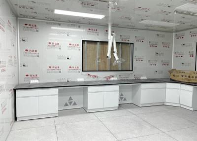 Κίνα Phenolic Resin Worktop Lab Furniture Series White Steel Cabinet Chemical Lab Benches προς πώληση