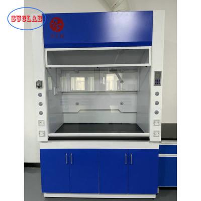 China 1.5m Length Galvanized Steel Lab Fume Hood Belong Ventilation Equipment In Laboratory Line en venta