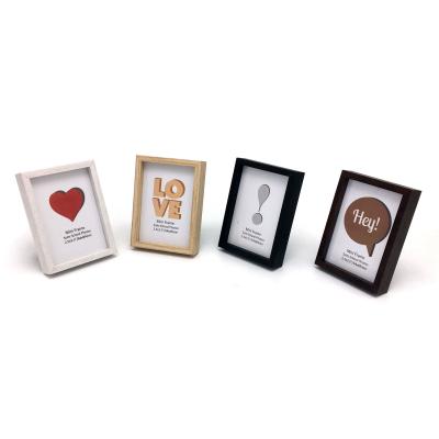 China New Fashion Eco-Freindly Solid Wood Home Decoration Picture Frame Custom Modern Office Display Table for sale