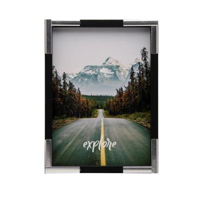 China Eco-Freindly Classic Large Home Decorative Wall Hanging Photo Modern Wooden Black Frame for sale