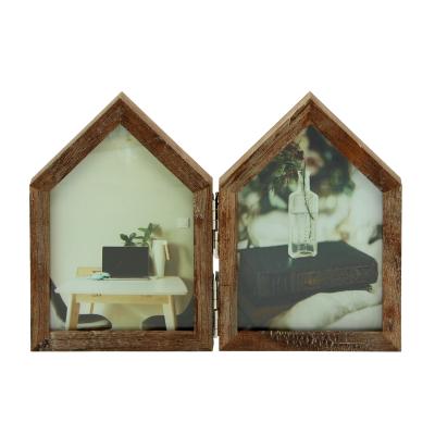 China Eco-Freindly High Quality Set of 2 Wooden Picture Frame Wooden Picture Frame Multi Antique Product Picture Picture Frames for sale