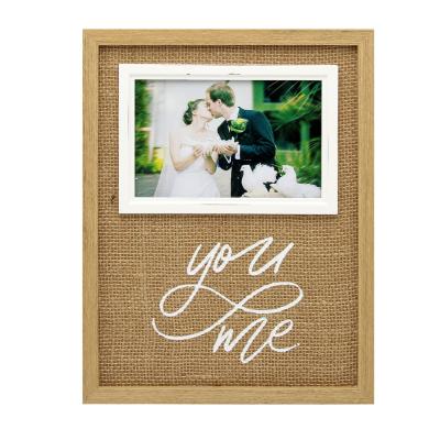 China Eco-Freindly Design Unique Hot Sale Wooden Photo Frame Memorial Simple Wedding Photo Frame for sale