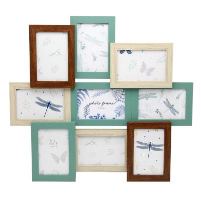 China Eco-Freindly Factory Direct Sales Photo Collage Wall Frames Multi Opening Wall Hanging Photo Frames for sale