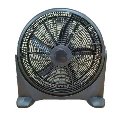 China Hotel box fan for electric box fan farmhouse ventilation 20 inch high quality plastic floor fan for sale