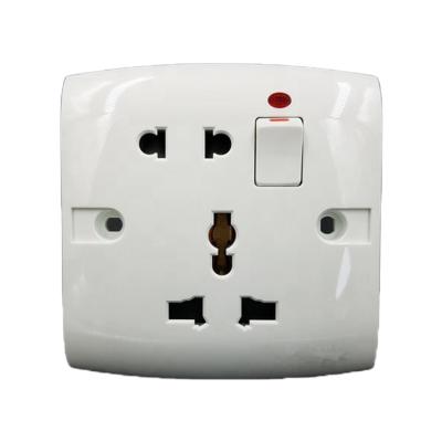 China Household and Similar Purposes Customize Design 3 5 5 Pin Wall New Universal Electrical Switch Socket 8 Pin Switch Socket for sale