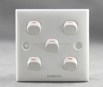 China British Household Outlet Electrical Socket 13 Amp Wall Switch And Socket Touch Switch for sale