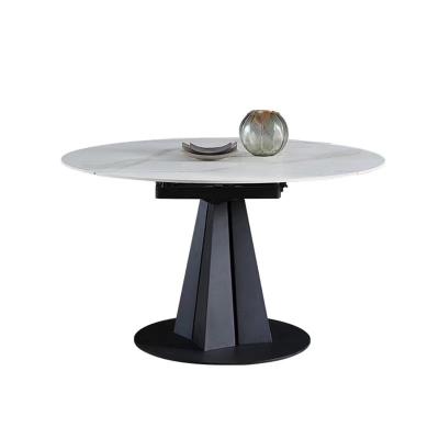 China Modern Live Edge High Quality Rock Dish Dining Table Round Thicken Dining Table for sale