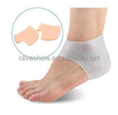 China Silicone Spa Sock Gel Heel Sock Protector Silicone Moisturizing Sock For Cracked Skin Care for sale