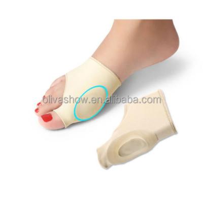 China Orthopedic Toe Bunion Sock Guard Corrector Hallux Valgus Orthopedic Braces Stretch Orthotics Nylon Toe Protector Bunion Sleeve Medical Gel for sale