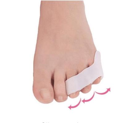 China Toe Hole 3 Bit Bunion Guard Toe Overlapping Orthopedic Supplies Foot Care Corrector Toe Spreader Separator Pinkie Vagus for sale