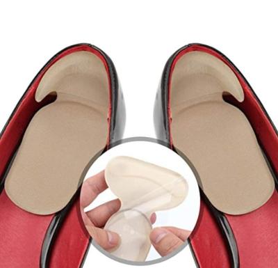 China Self Adhesive Gel Silicone Shoe Inserts Heel Grips for High Heels Heel Cushion Inserts for Women and Men for sale