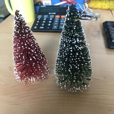 China Decor Two Colors Mini Christmas Tree For Christmas Desktop Decoration for sale