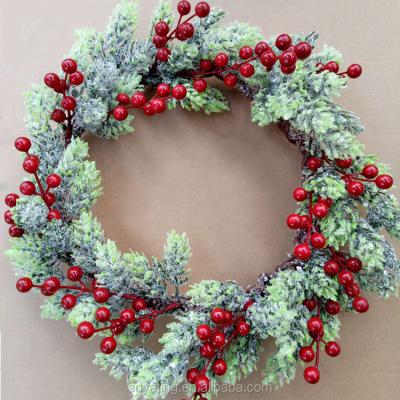 China China Good Quality Lovely Berry Christmas Decorative Wreath for sale