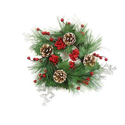 China China 30CM greenery garland and artificial tree branches and leaves for home HY-0090 for sale