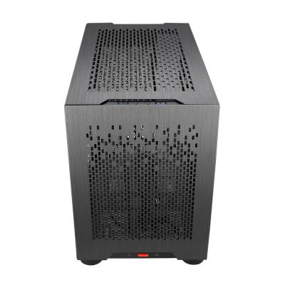 China With Window JNP-CiZ02 Aluminum PC Gaming Side Panel Custom Mini Itx Desktop Computer Chassis for sale