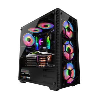 China With Window EATX Computer Case PC Case Gabinete Gaming ATX Gabinete Case Side Glass Gamer for sale