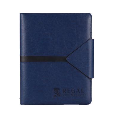 China Creative Loose-Leaf Quilting Meeting Minutes Hard Cover Book Buckle A5 Business Notebook Artificial Leather Notepad for sale