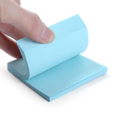 China Simple Style Color Square Self Adhesive Office Note Can Be Torn And Written Information Note Paste Note for sale