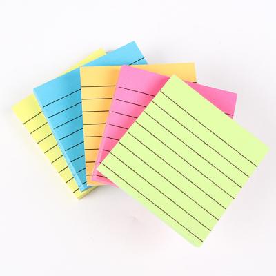 China Office Self Adhesive Stationery Sticky Notes Adjust Memo Pad Sticker Marker Marker Note Sticker Paper for sale