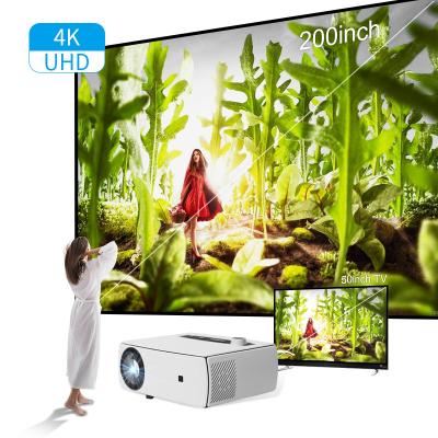 China Pico Wireless high hd resolution led full 1080p v66 mijia 4k movie 6500 lumens led cinema home theater projector for sale