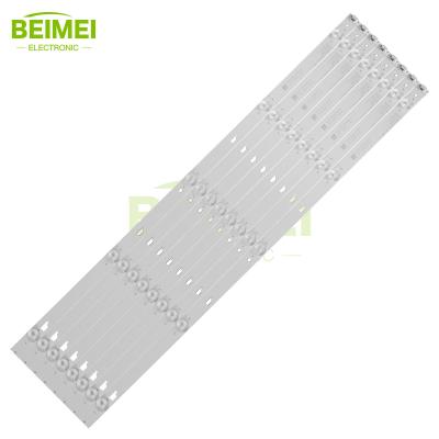 China Residential Led TV Backlight TCL-ODM-55-D1500-8X5-3030C-V1YHB-4C-LB550T-YHA LED Strip For Toshiba 55L26CMC 55L2600C LVF550CSDX 8pieces/set for sale