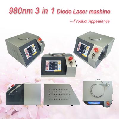 China Professional vascular removal 980nm diode laser for spider blood vessels removal for sale