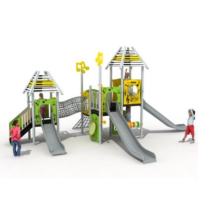 China YY-PE10 15 Commercial Playground Kids Outdoor Children HDPE Plastic Long Slide for sale