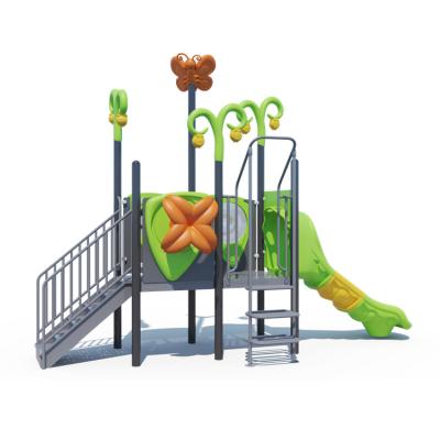 China Durable Large 8 YY-SL22 Outdoor Playground Equipment Single Outdoor Staircase Durable Playground Slideskids for sale