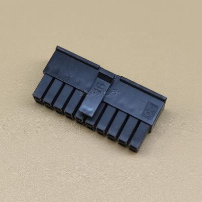 China Wire To Wire Crimp Housing 3004-2x10 Male Connector for sale