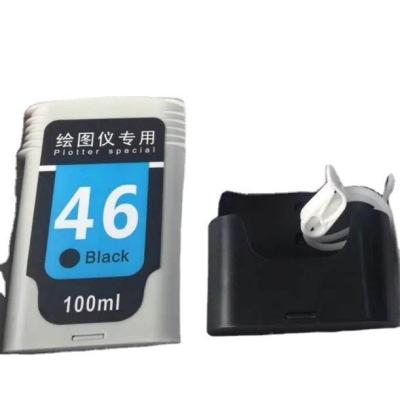 China Custom 100ml HP45 Ink Cartridge Continuous Set Refillable Ink Tank for HP Printers for sale