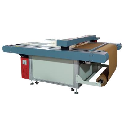 China Flatbed Paper Pattern Cutting Inkjet Cutter Machine Full Servo Motor 380V Voltage for sale