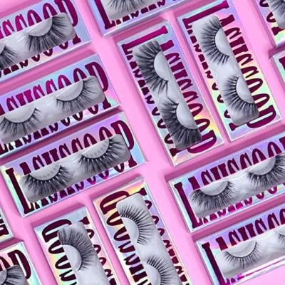 China Natural Curl Mink Eyelashes 10mm -17mm Mink Eyelashes Bulk Lashes 10mm -17mm Short Book 3d Mink Lashes for sale